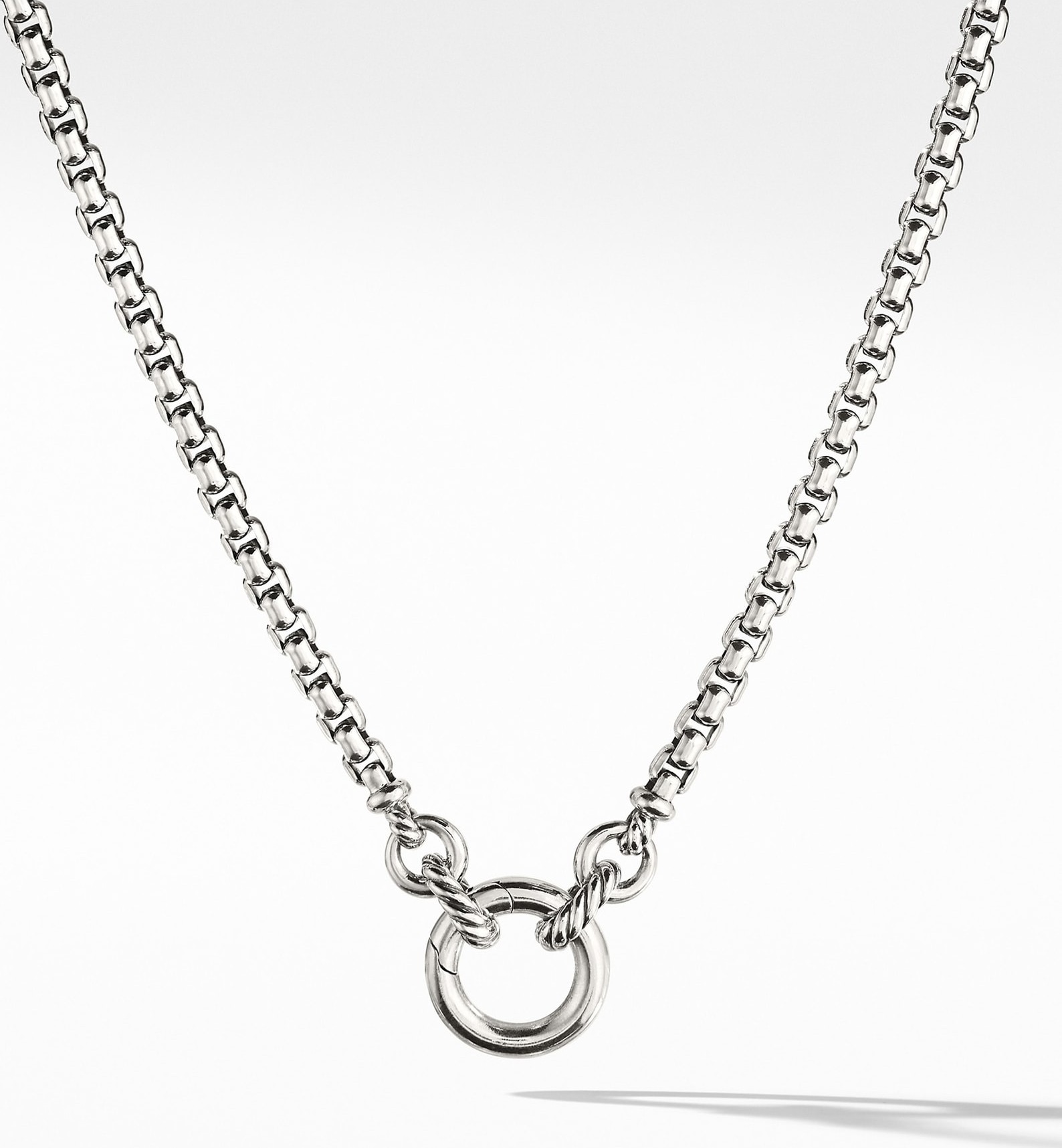 David Yurman Amulet Vehicle Box Chain Necklace