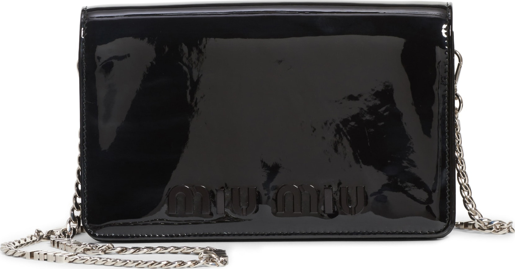Miu Miu Vernice Patent Leather Shoulder Bag