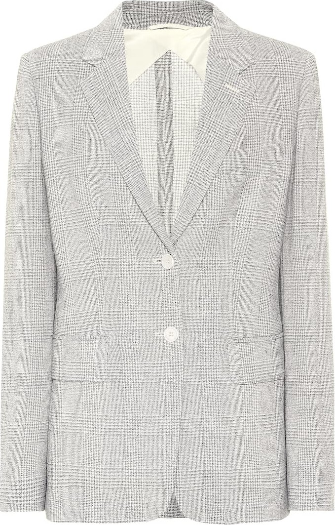 Max Mara Kent checked wool blazer