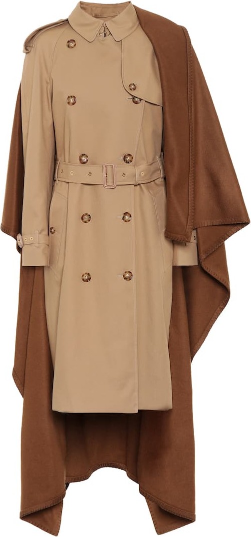 Burberry London England Cotton and cashmere coat