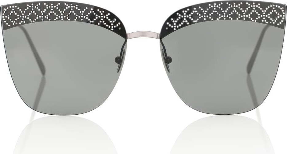 Alaïa Embellished cat-eye sunglasses