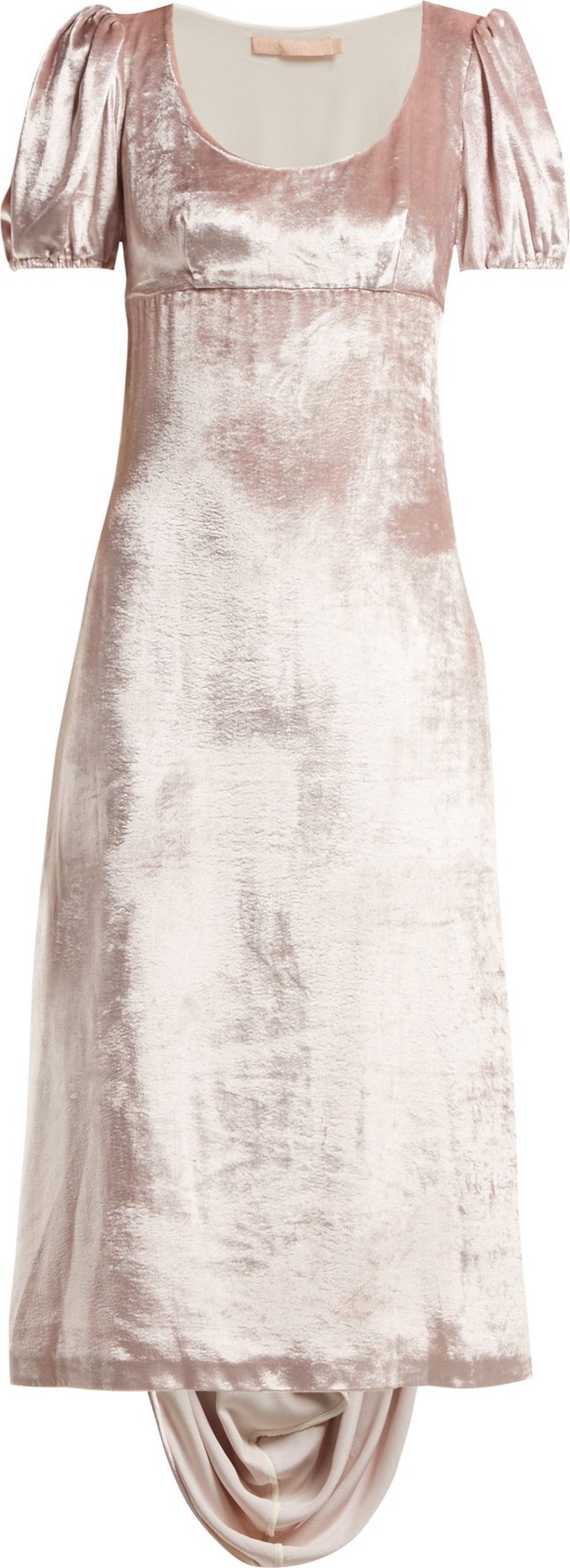 Brock Collection Docia draped velvet midi dress