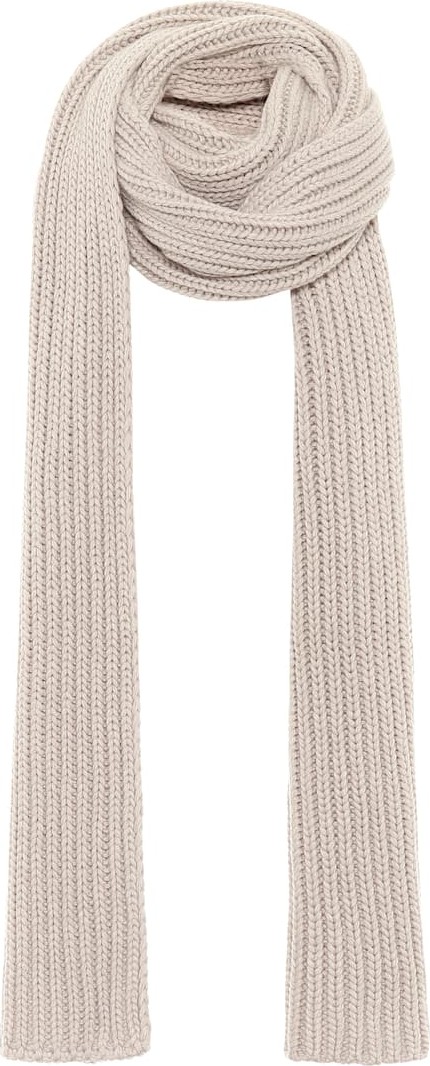 Agnona Oversized ribbed cashmere scarf