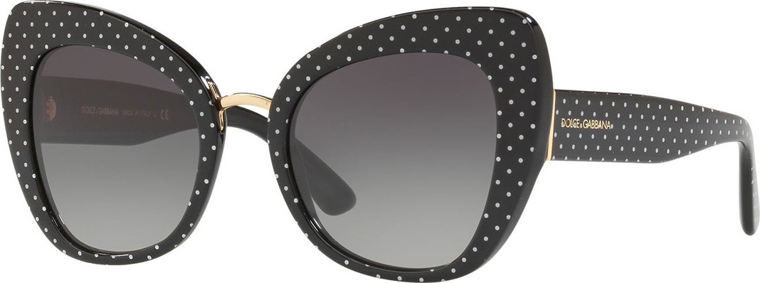 Dolce & Gabbana Peaked Cat-Eye Acetate Sunglasses