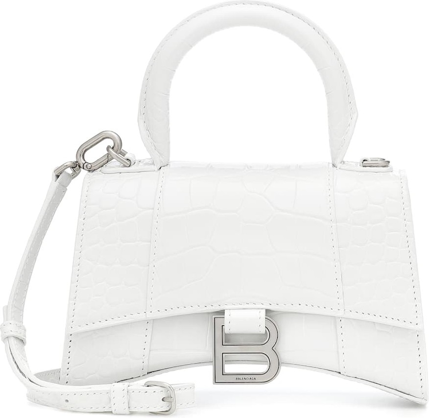 Balenciaga Hourglass XS leather tote