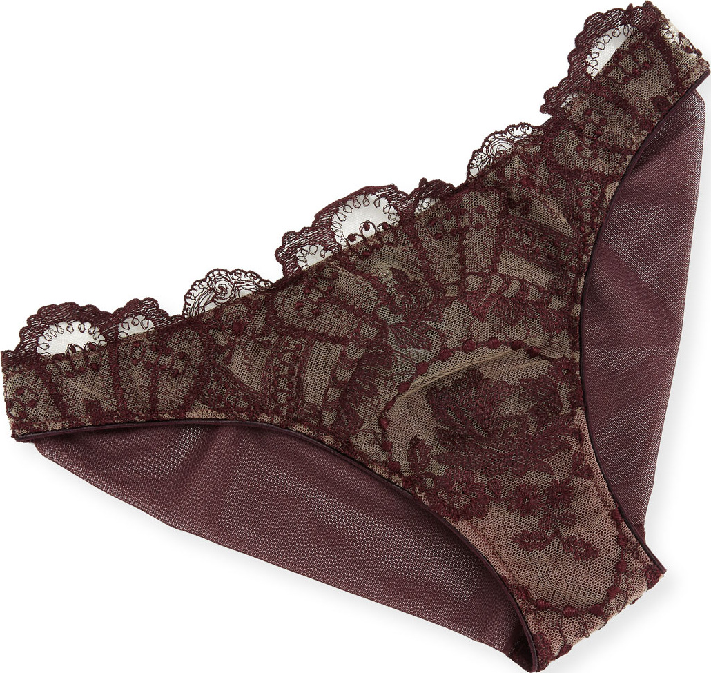 I.D. Sarrieri La Naissance Embroidered Bikini Briefs