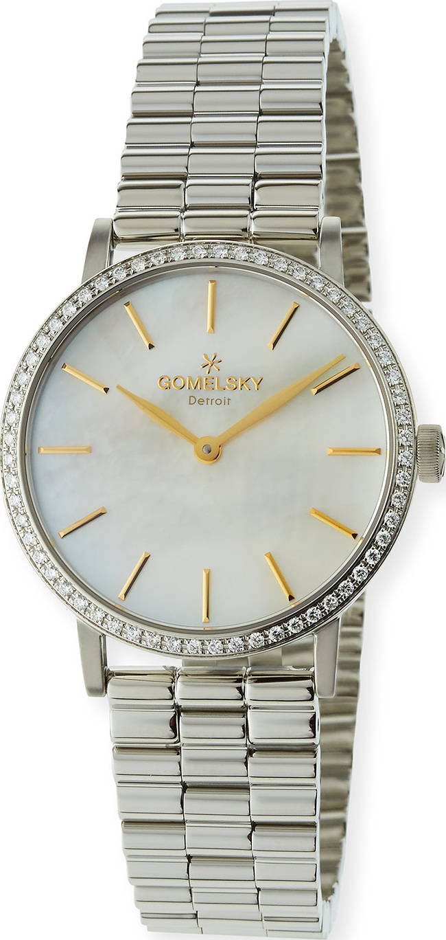 Gomelsky The Agnes Bracelet Watch with Diamonds