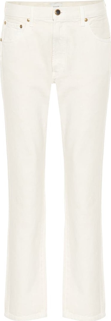 Khaite Kyle low-rise straight jeans