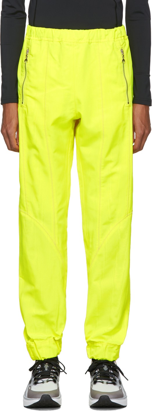 Marine Serre Yellow Training Trousers