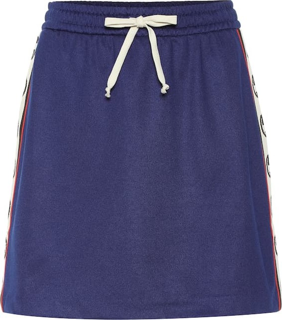 Gucci Logo-taped skirt