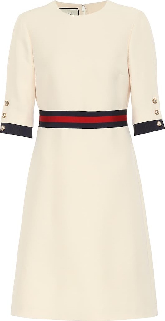 Gucci Wool and silk minidress