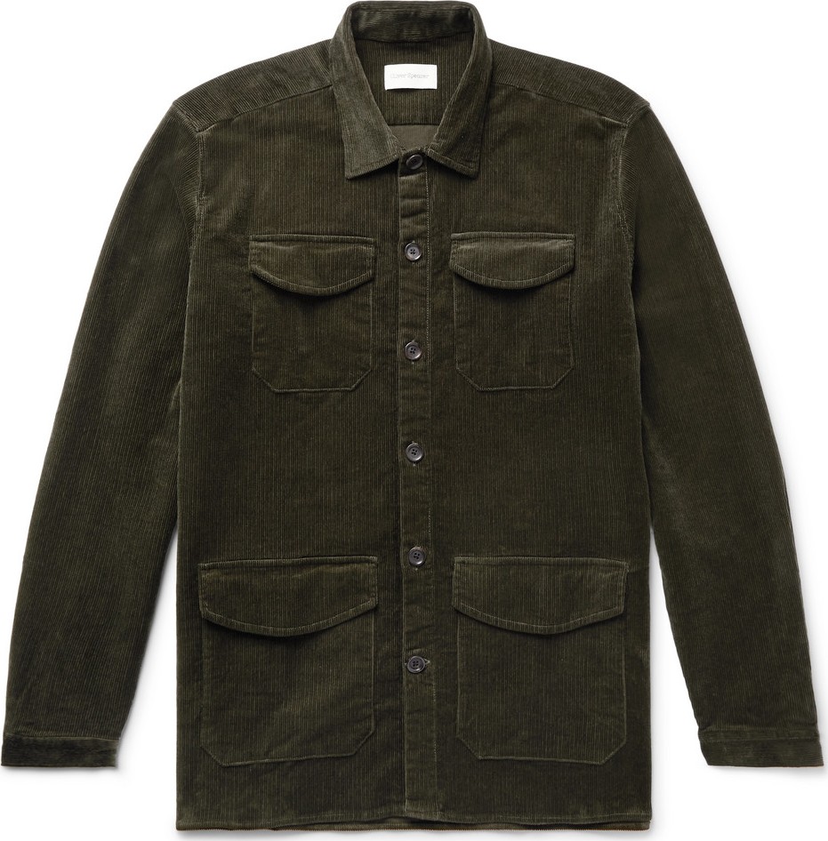 Oliver Spencer Cotton-Blend Corduroy Shirt Jacket