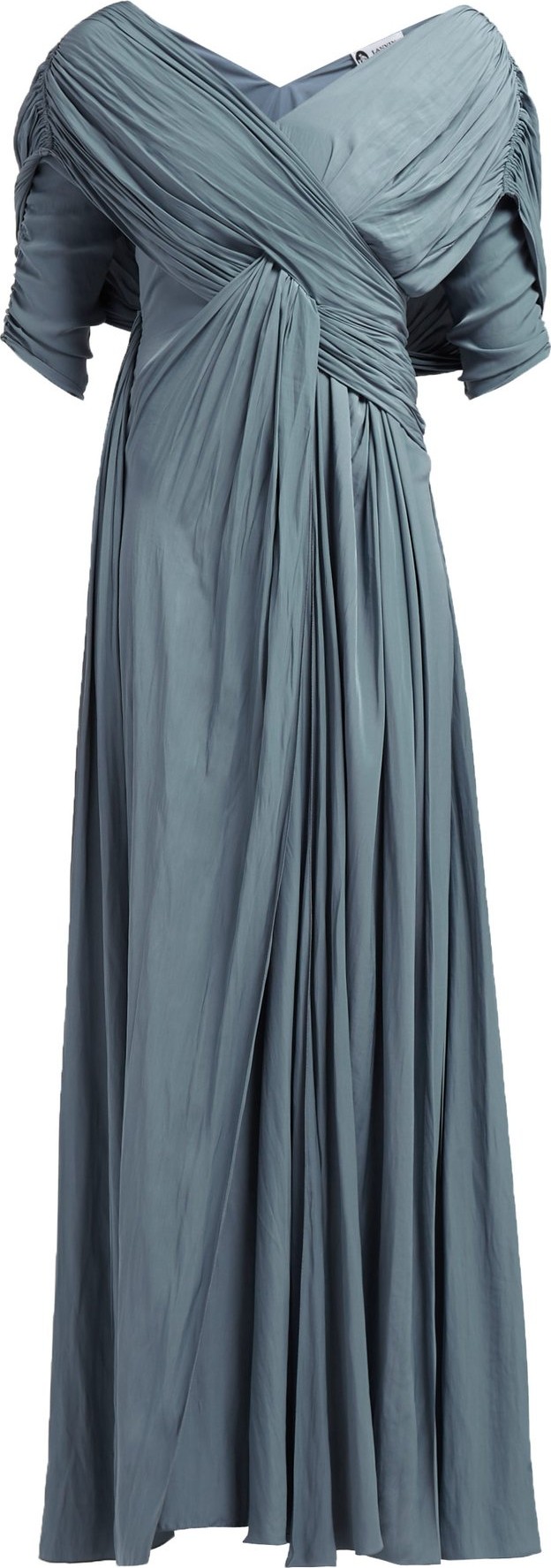 Lanvin Gathered voile gown
