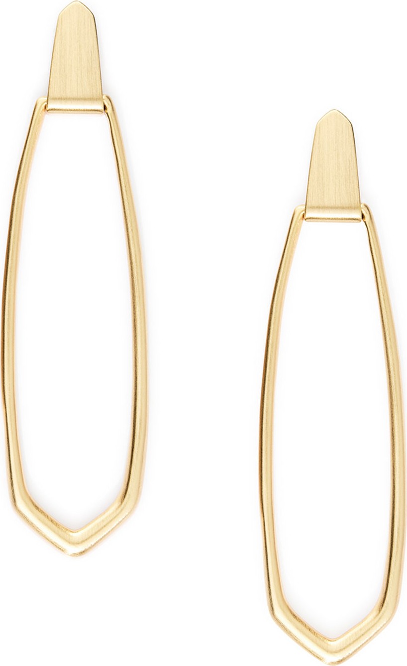 Kendra Scott Patterson Long Door Knocker Earrings