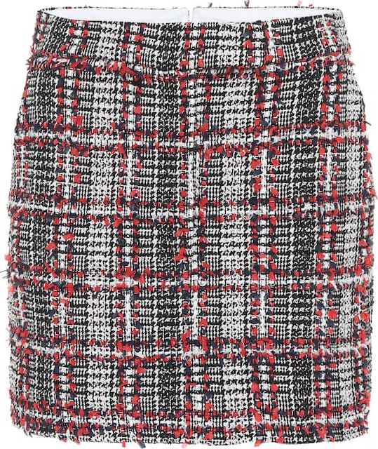 Thom Browne Tweed wool-blend miniskirt