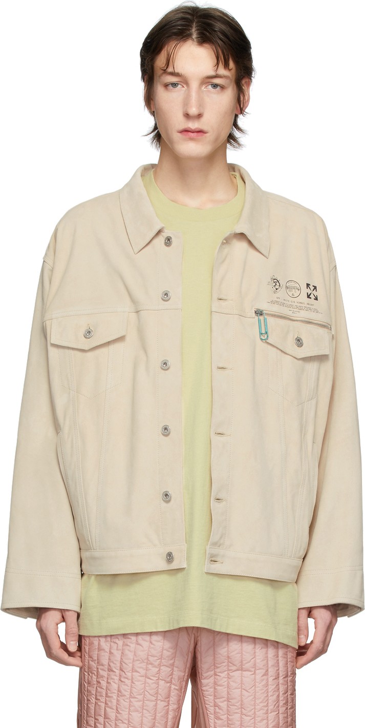 Off White Off-White Suede Taft Point Jacket