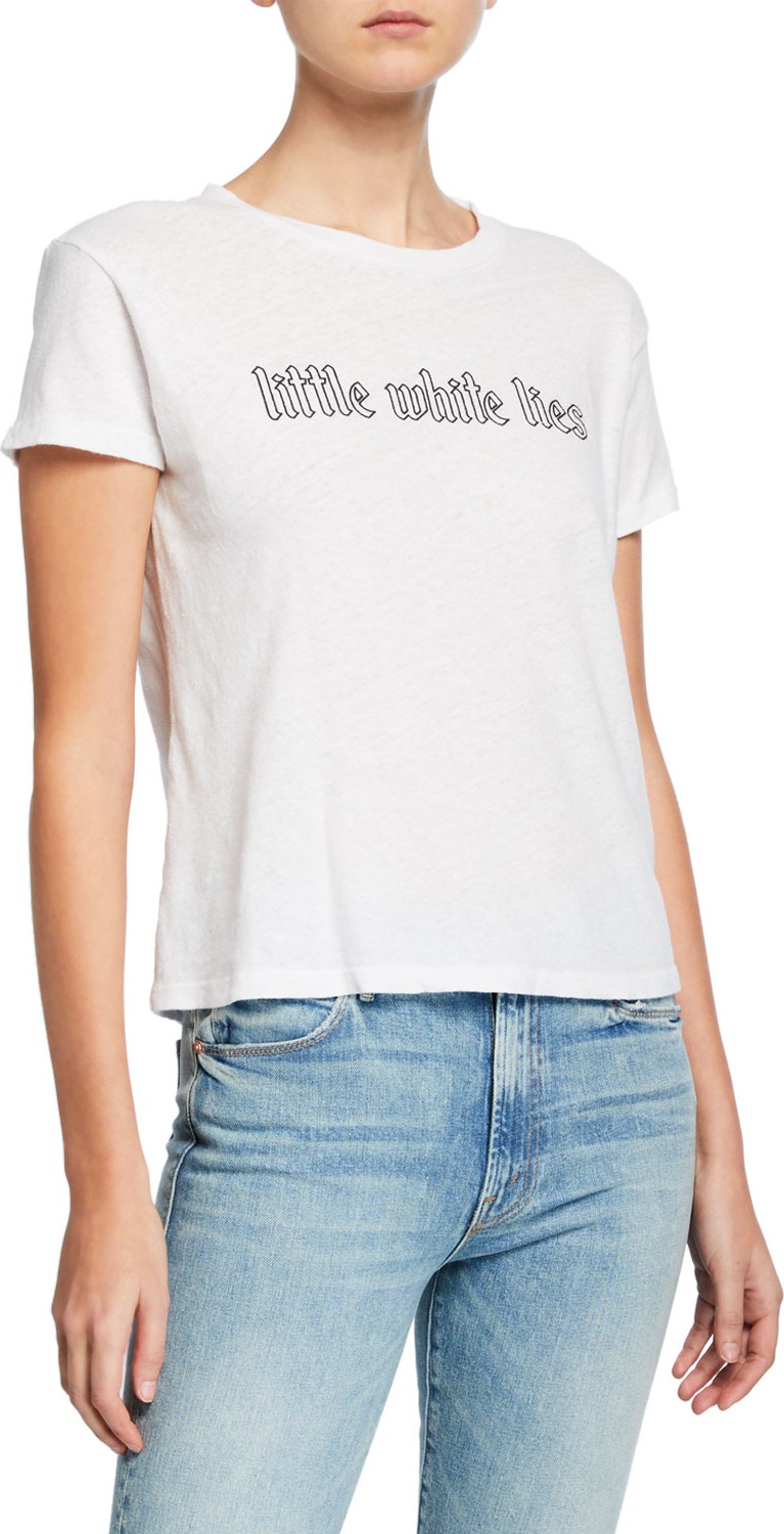 MOTHER The Sinful Graphic Crewneck Tee