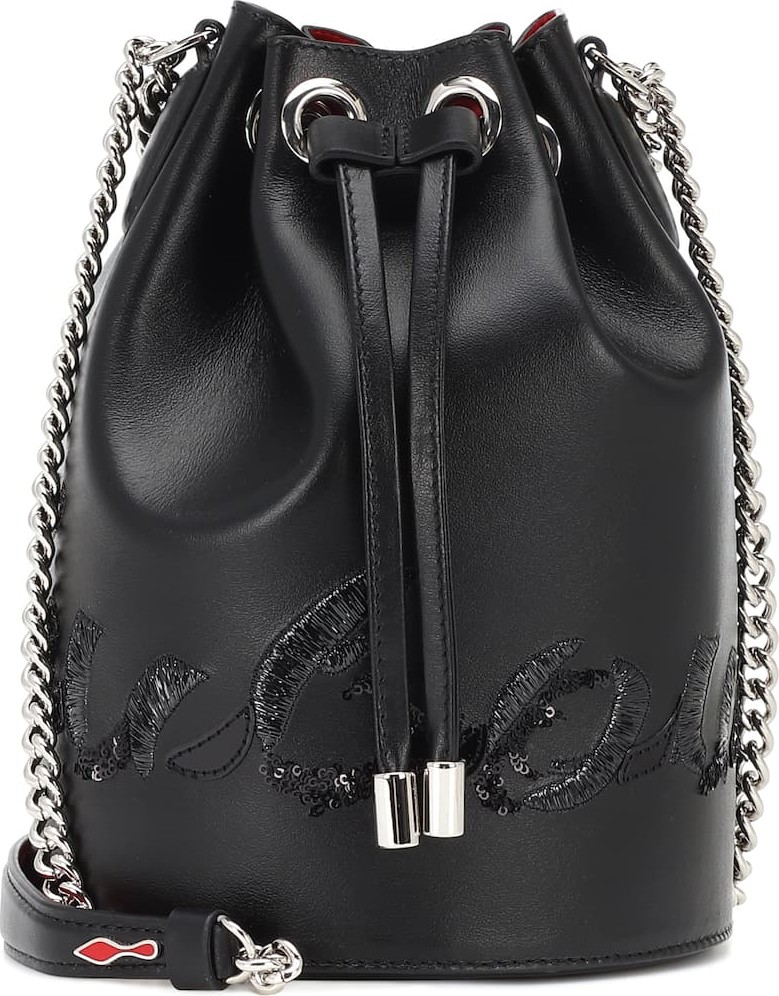 Christian Louboutin Marie Jane leather bucket bag
