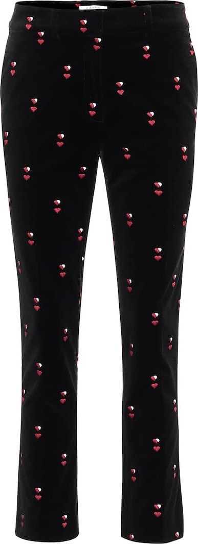 FRAME DENIM Heart Perfect velvet pants
