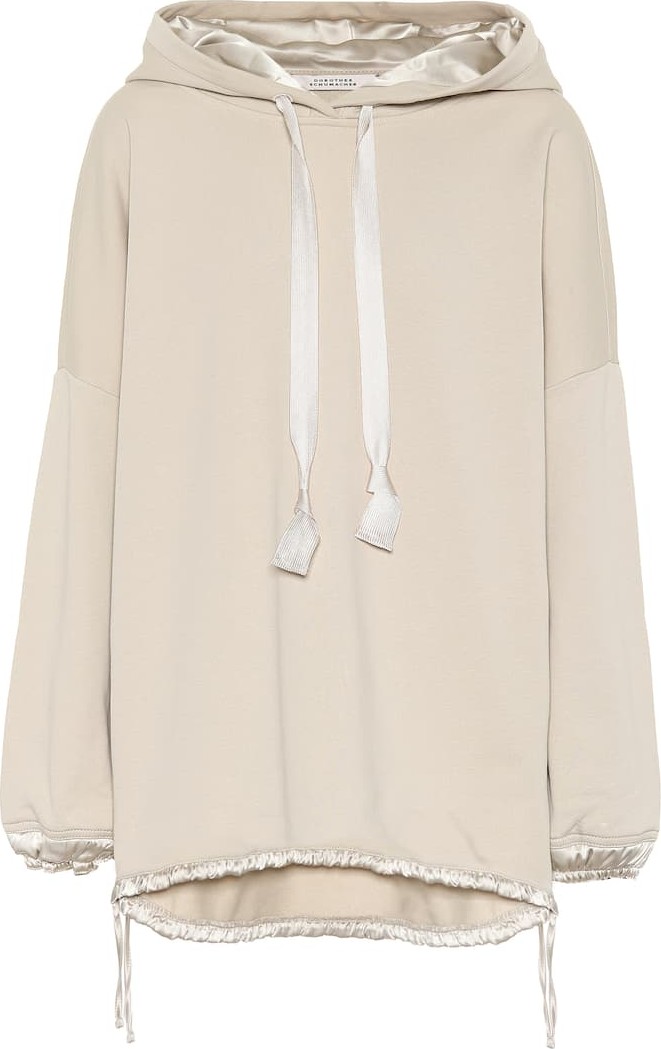 Dorothee Schumacher Casual Shine cotton hoodie