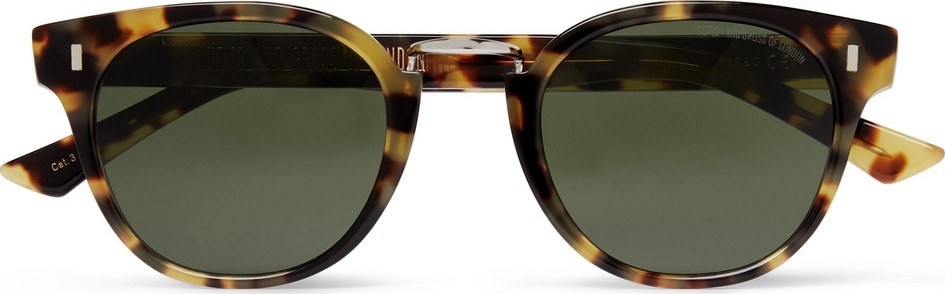 CUTLER AND GROSS Round-Frame Tortoiseshell Acetate Sunglasses