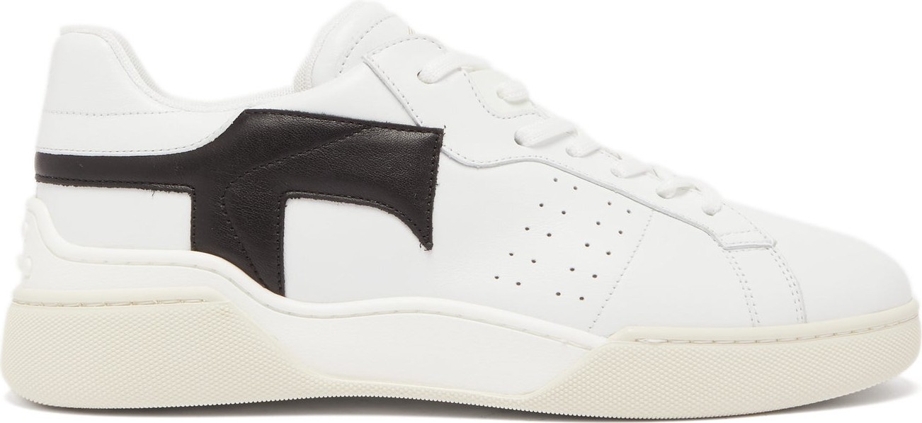 Tod's T-appliqué leather trainers