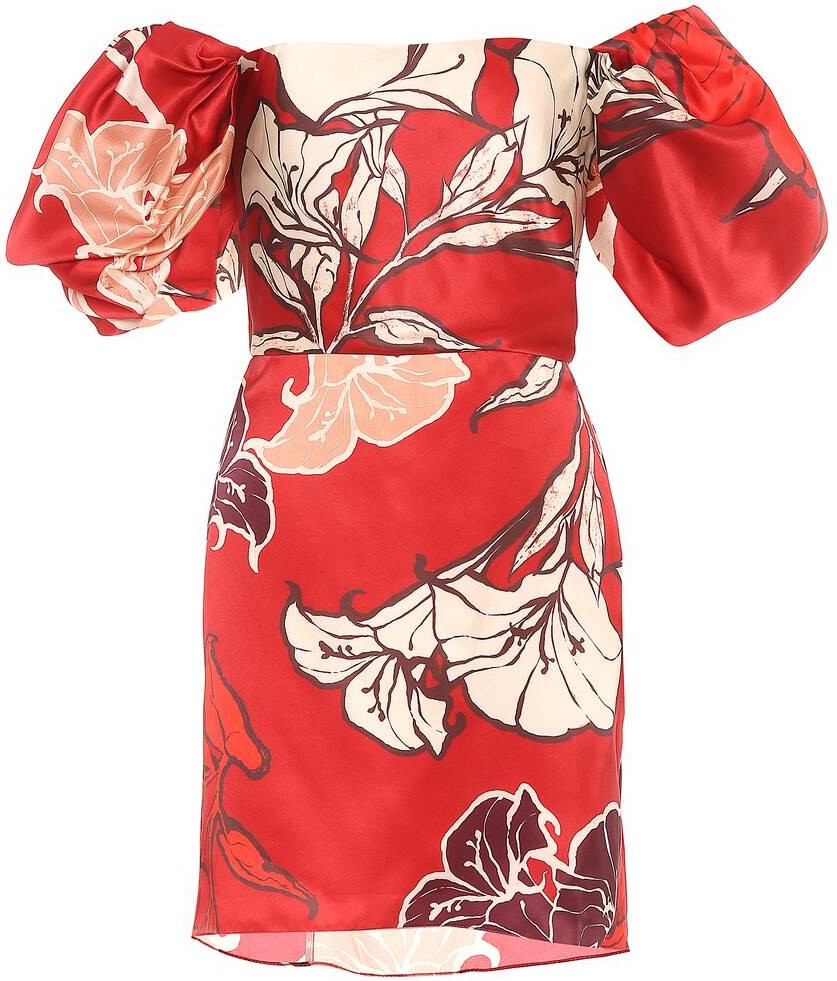 Johanna Ortiz Ancestral Belonging silk minidress