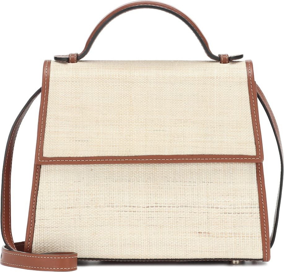 Hunting Season The Top Handle Small raffia tote