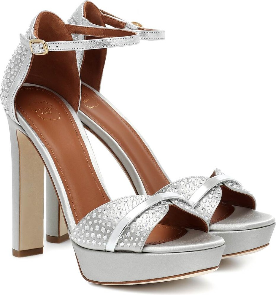 Malone Souliers Miranda embellished platform sandals