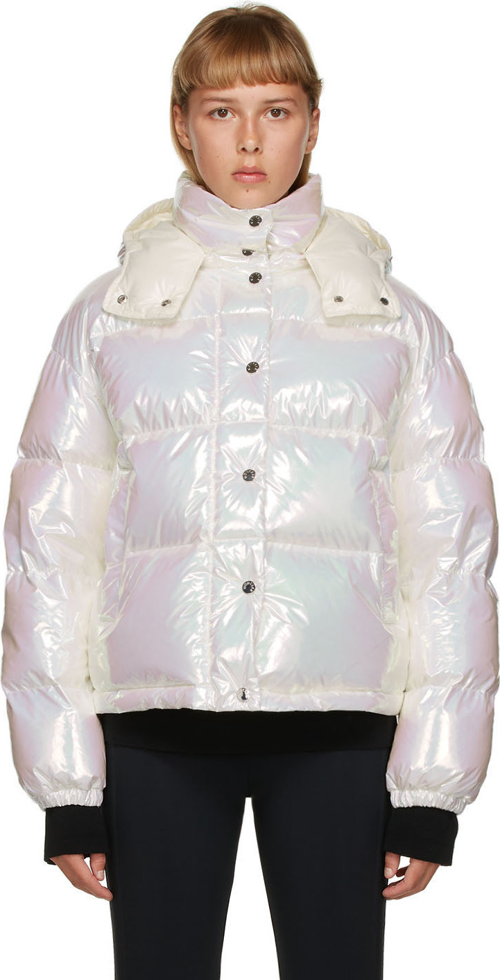 Moncler - White Down Iridescent Daos Jacket