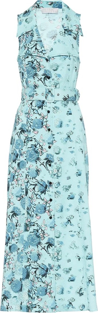 Peter Pilotto Floral jacquard midi dress