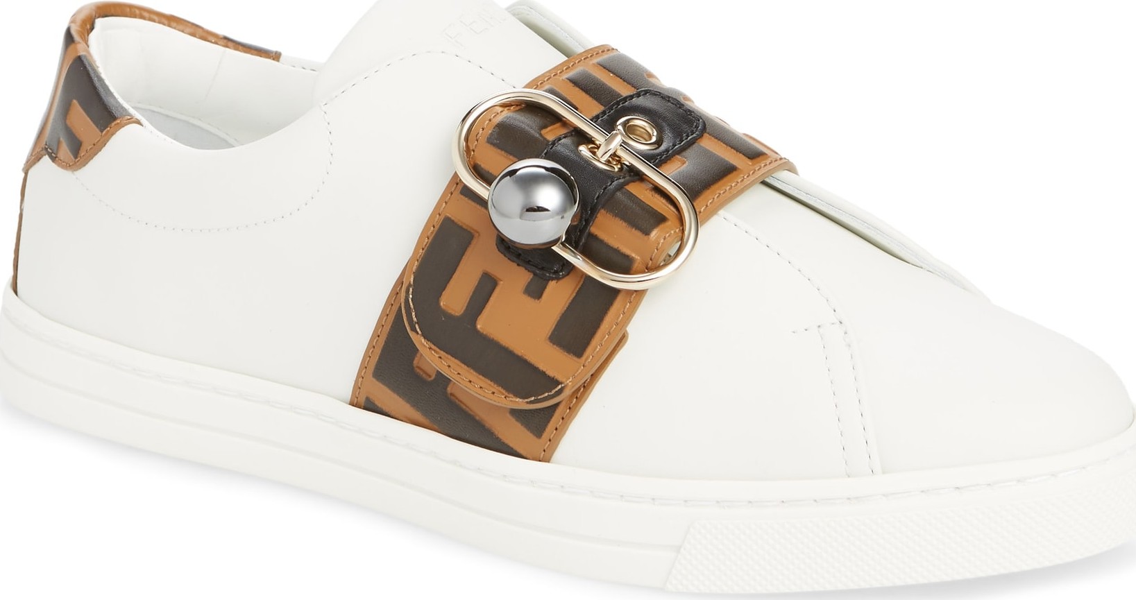 Fendi Pearland Logo Slip-On Sneaker
