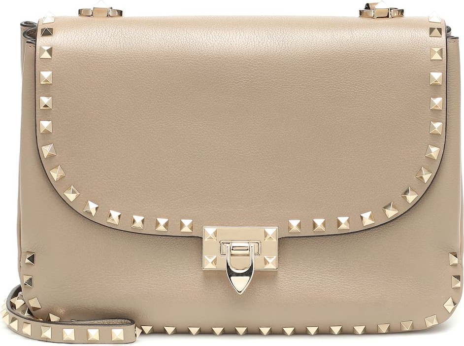 Valentino Valentino Garavani Rockstud leather shoulder bag