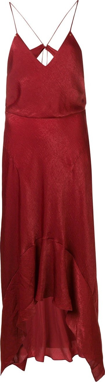 Esteban Cortazar tie back slip dress