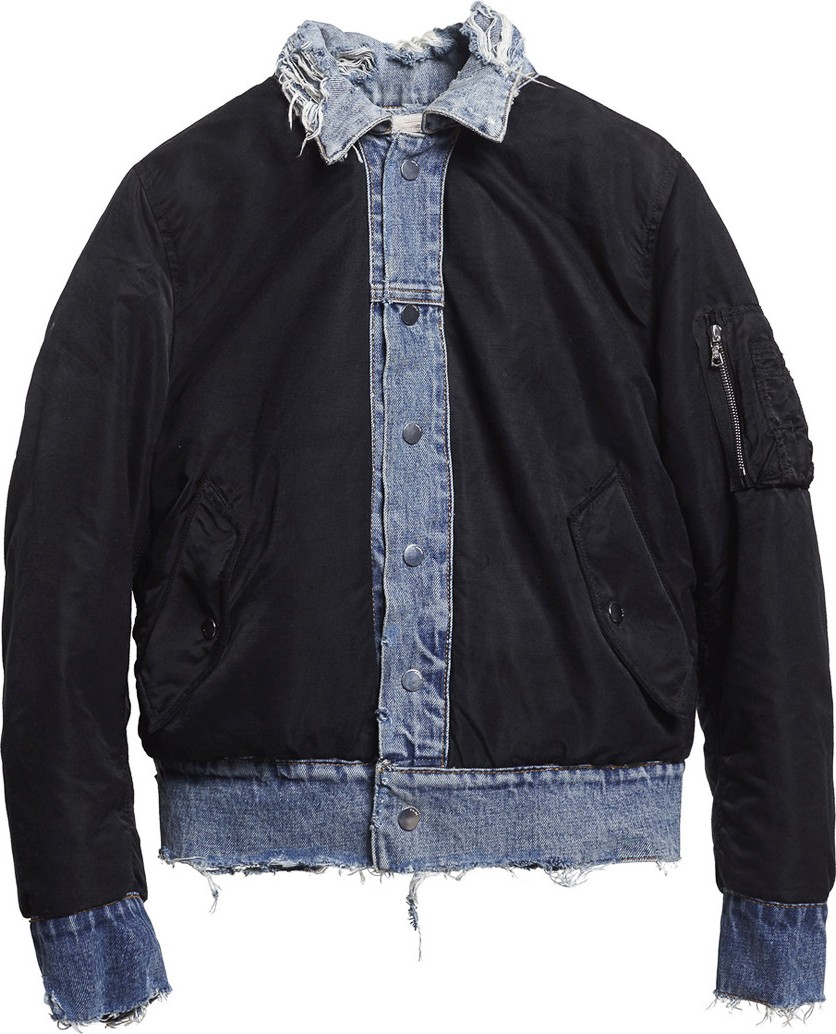 Amiri reversible trucker bomber jacket