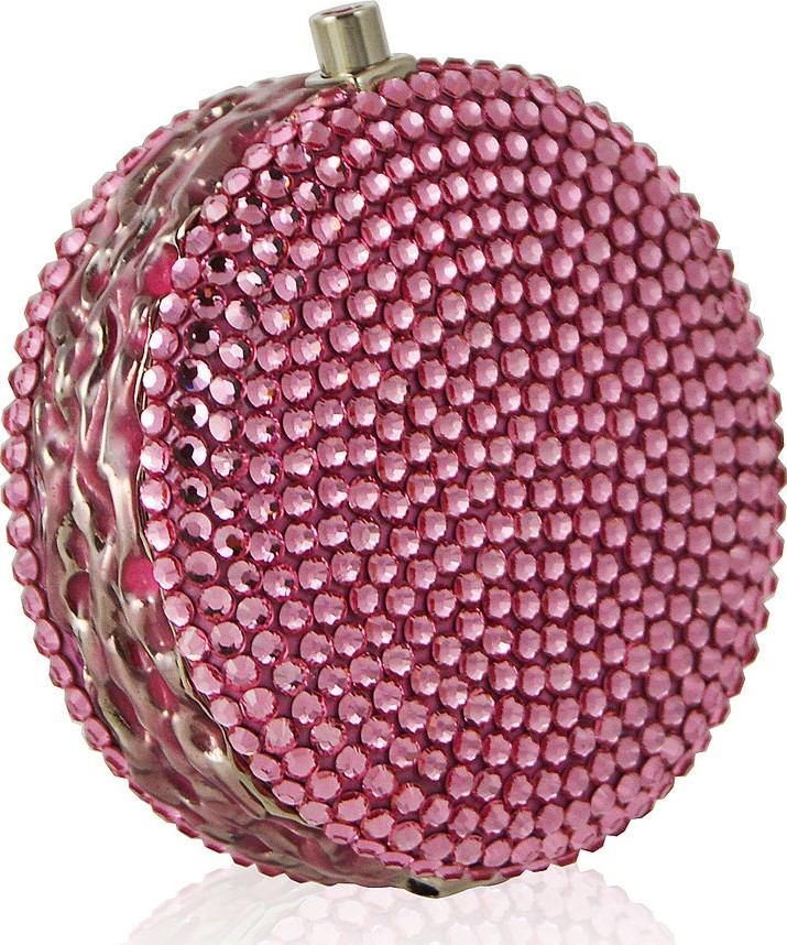 Judith Leiber Macaron Crystal Pillbox