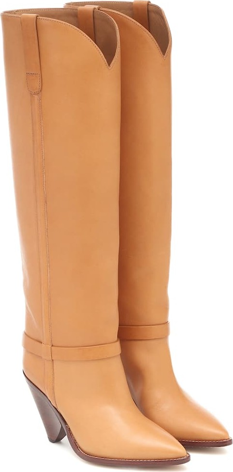 Isabel Marant Lenskee leather knee-high boots