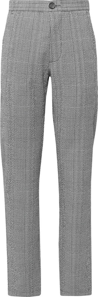 Oliver Spencer Midnight-Blue Checked Cotton-Blend Seersucker Suit Trousers Oliver Spencer Midnight-Blue Checked Cotton-Blend Seersucker Suit Trousers