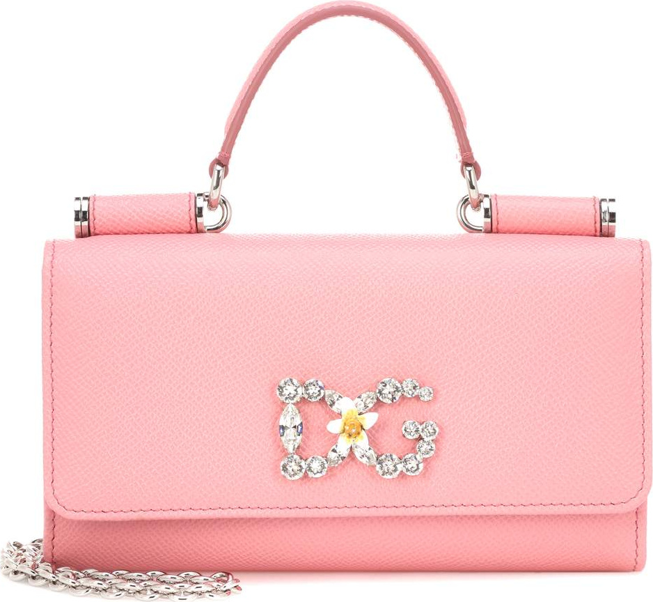 Dolce & Gabbana Von leather shoulder bag