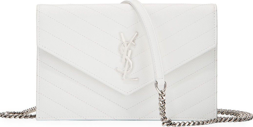 Saint Laurent Monogram YSL Matelasse Shoulder Bag