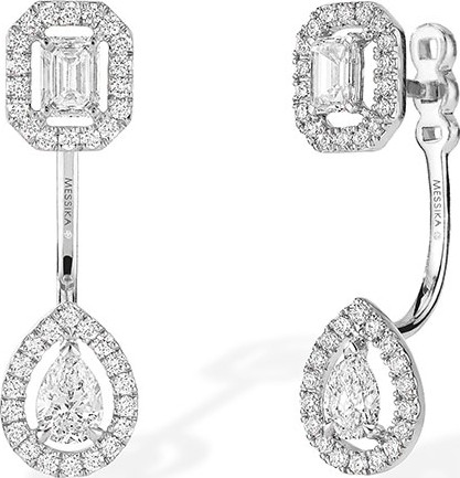 Messika My Twin Toi & Moi Diamond Jacket Earrings
