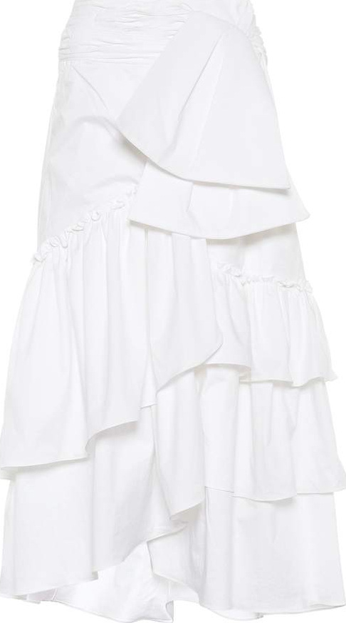 Johanna Ortiz Roswell cotton poplin skirt
