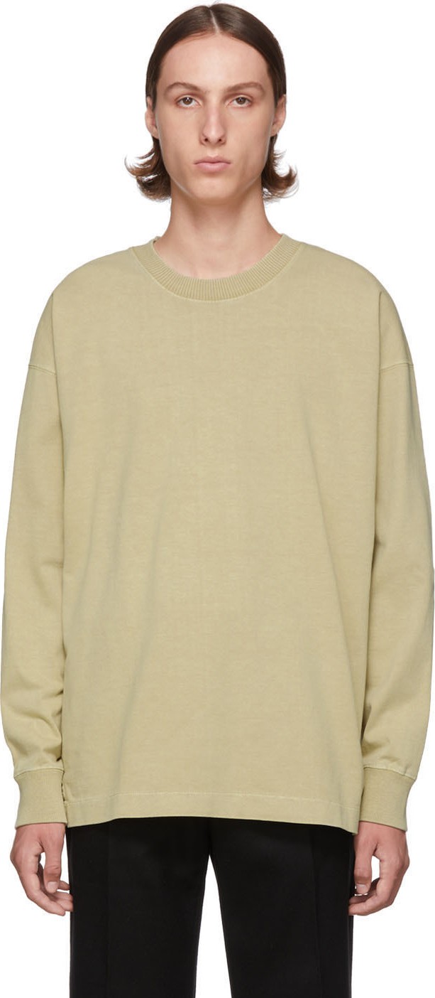Lemaire Tan Half Raglan Sweatshirt