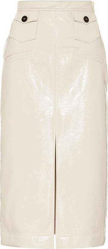 Alexachung Faux leather pencil skirt