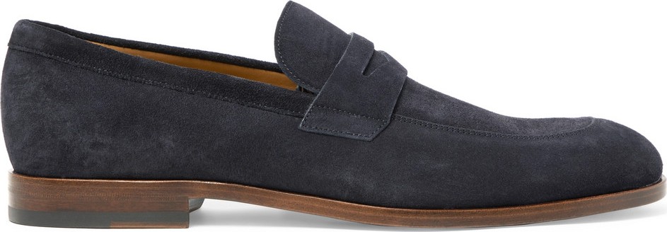 HUGO BOSS Brighton Suede Penny Loafers