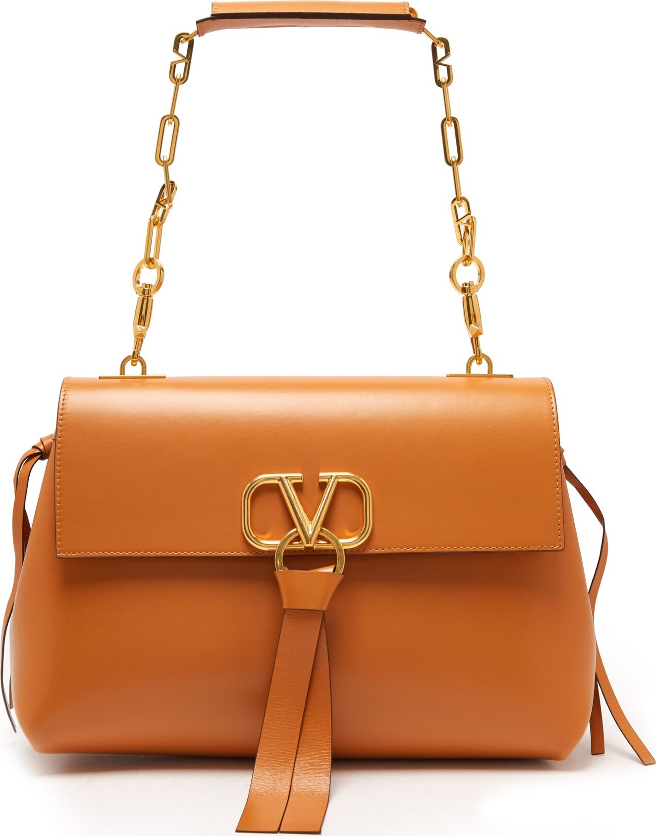 Valentino Go Logo medium leather shoulder bag