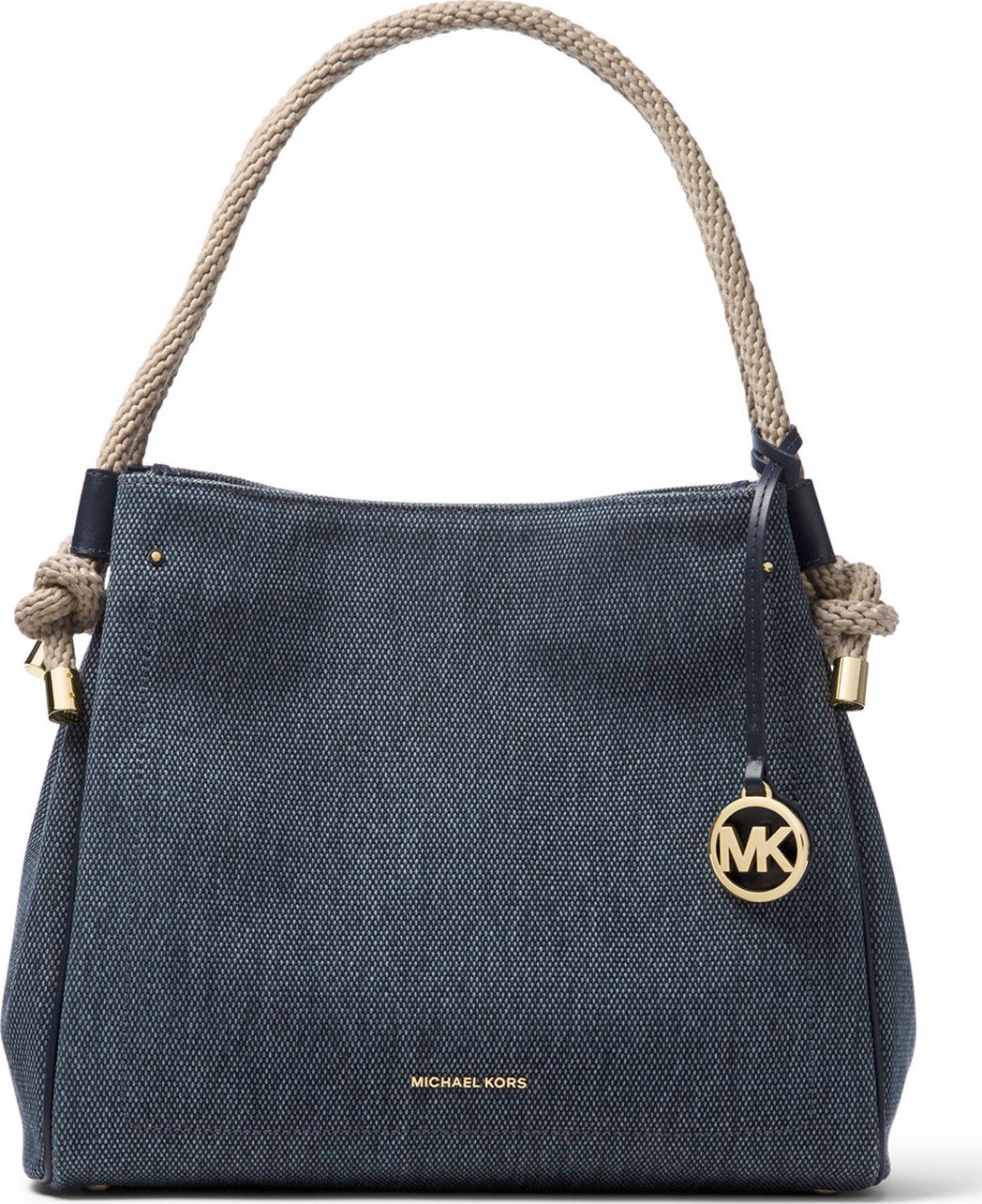MICHAEL MICHAEL KORS Isla Large Denim Tote Bag