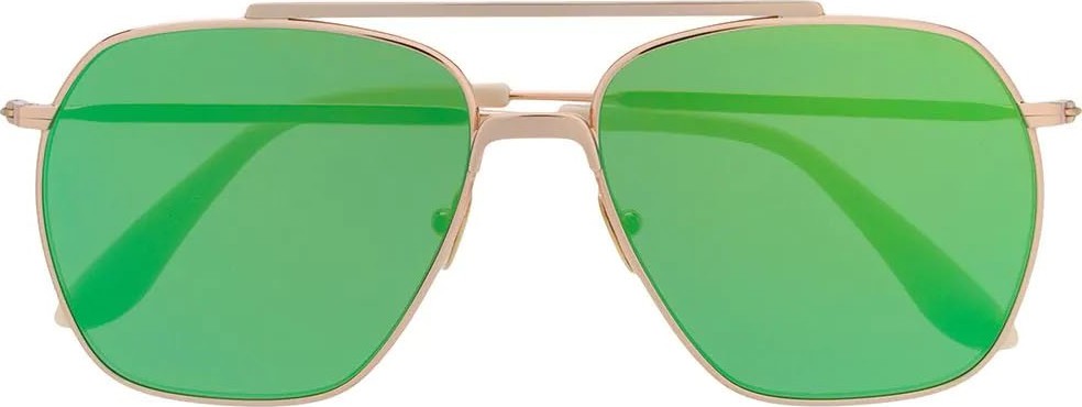 Acne Studios Green metal sunglasses
