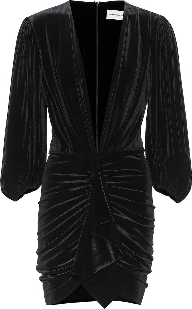 Alexandre Vauthier Velvet minidress