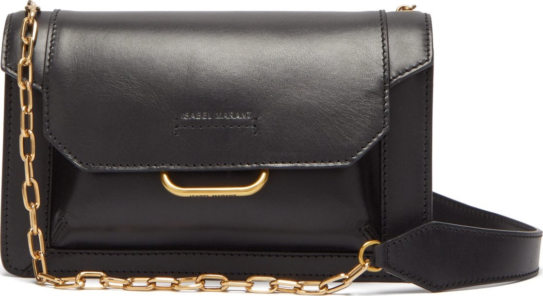 Isabel Marant Skamy leather shoulder bag